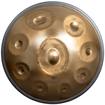 Sela Handpan Harmony - C# KURD 9 - Stainless Steel - inkl. Rucksack-Tasche